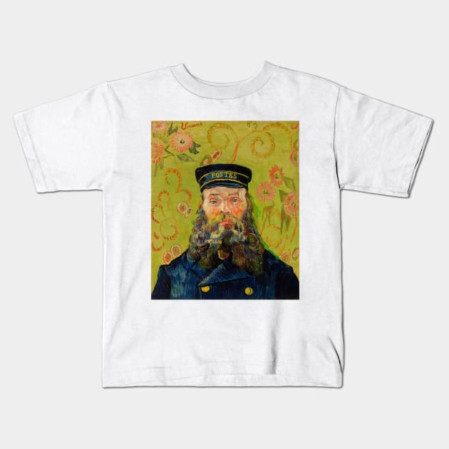 Vincent Van Gogh- The Postman Kids T-Shirt by SybaDesign